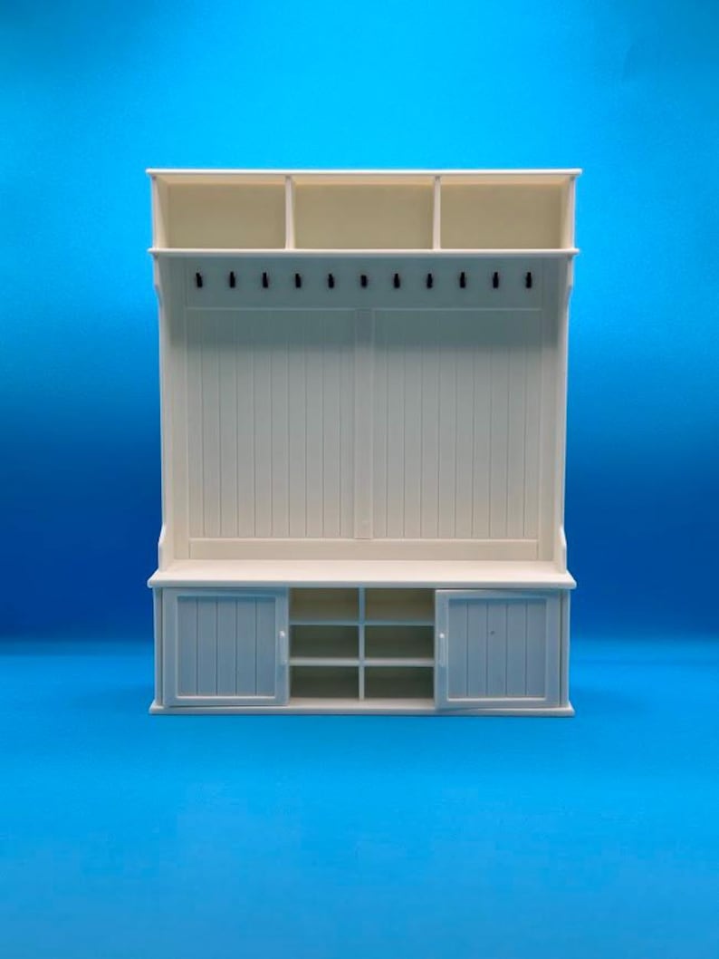 1.12 Scale Miniature Coat Rack With Storage - Etsy