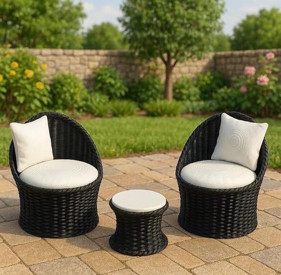 1.12 Scale Dollhouse Patio Set