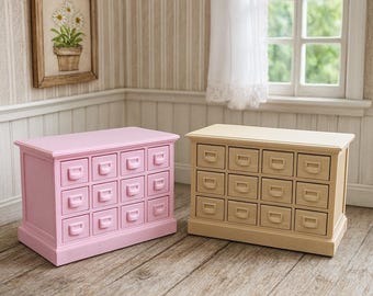 1.12 Scale Dollhouse Apothecary Cabinet