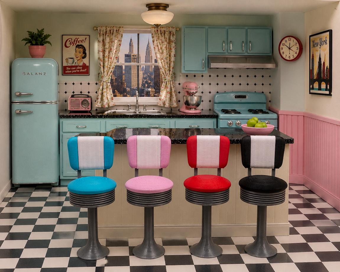 1950s 1 :12 Scale Kitchen - Etsy
