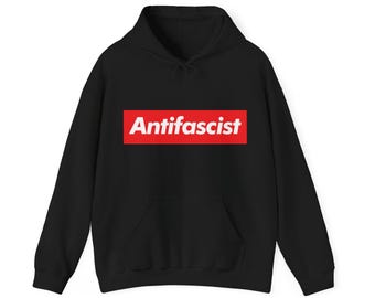 Antifaschistischer Hoodie im 'Supreme' Style - Unisex Aktivisten Bekleidung