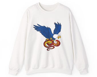 Democracy Eagle Vs. Fascist Snake - Sweatshirt