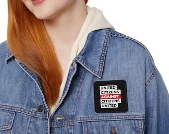 ユナイテッド・シチズンズ アイロン接着パッチ：政治活動家バッジ