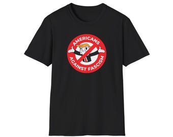 Americans Against Fascism - T-Shirt - Anti-Trump & Pro-Democracy Protest Tee