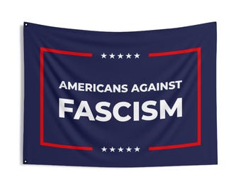 Americans Against Fascism Flag | Pro-Democracy Double-Sided