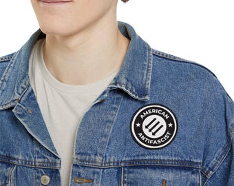 Amerikanischer Antifaschistischer Drei Pfeil Aufnäher zum Aufbügeln