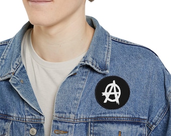 Anarchy Patch gestickter Punk Patch für Jacken, Rucksäcke, Mützen