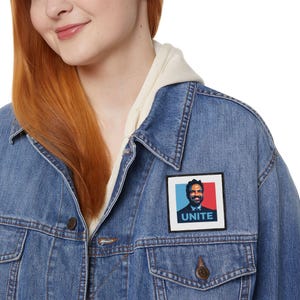 Zohran Mamdani Unite Iron On Patch Progressive Activist Embroidered Patch Political Street Art