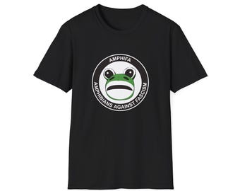 Amphifa Amphibien gegen Faschismus T Shirt | Portland Frog Anti Autoritärer Protest T-Shirt | Kein König Antifa Shirt