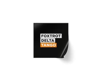 Foxtrot Delta Tango - Sticker Rolls