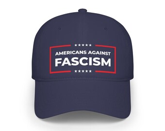 Amerikaner gegen die Faschismus-Baseballmütze - Aktivist-Protestmütze, Wahlstil-Logo, verstellbare Baumwollmütze