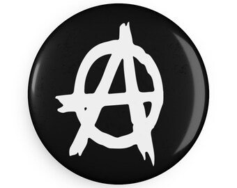 Anarchy - Round Button Magnet