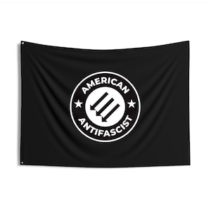 American Antifascist Three Arrows Iron Front Flag - Double-Sided Protest Flag