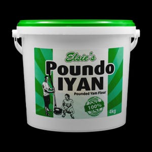 Elsie&#39;s Pounded Yam Poundo Yam 4 kg