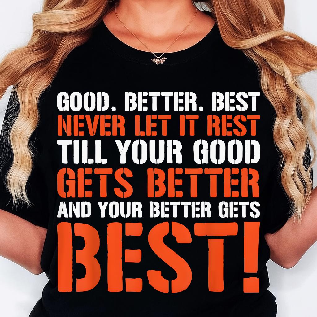 Good Better Best PNG Bundle, Motivational Quote Cliparts, Digital ...