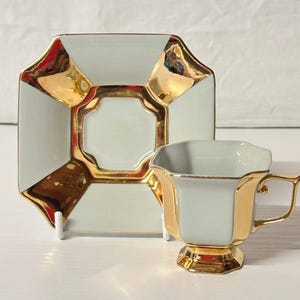 H&C “Haas Czjzek” Czechoslovakia porcelain mocha cup ca.1918 – 1938