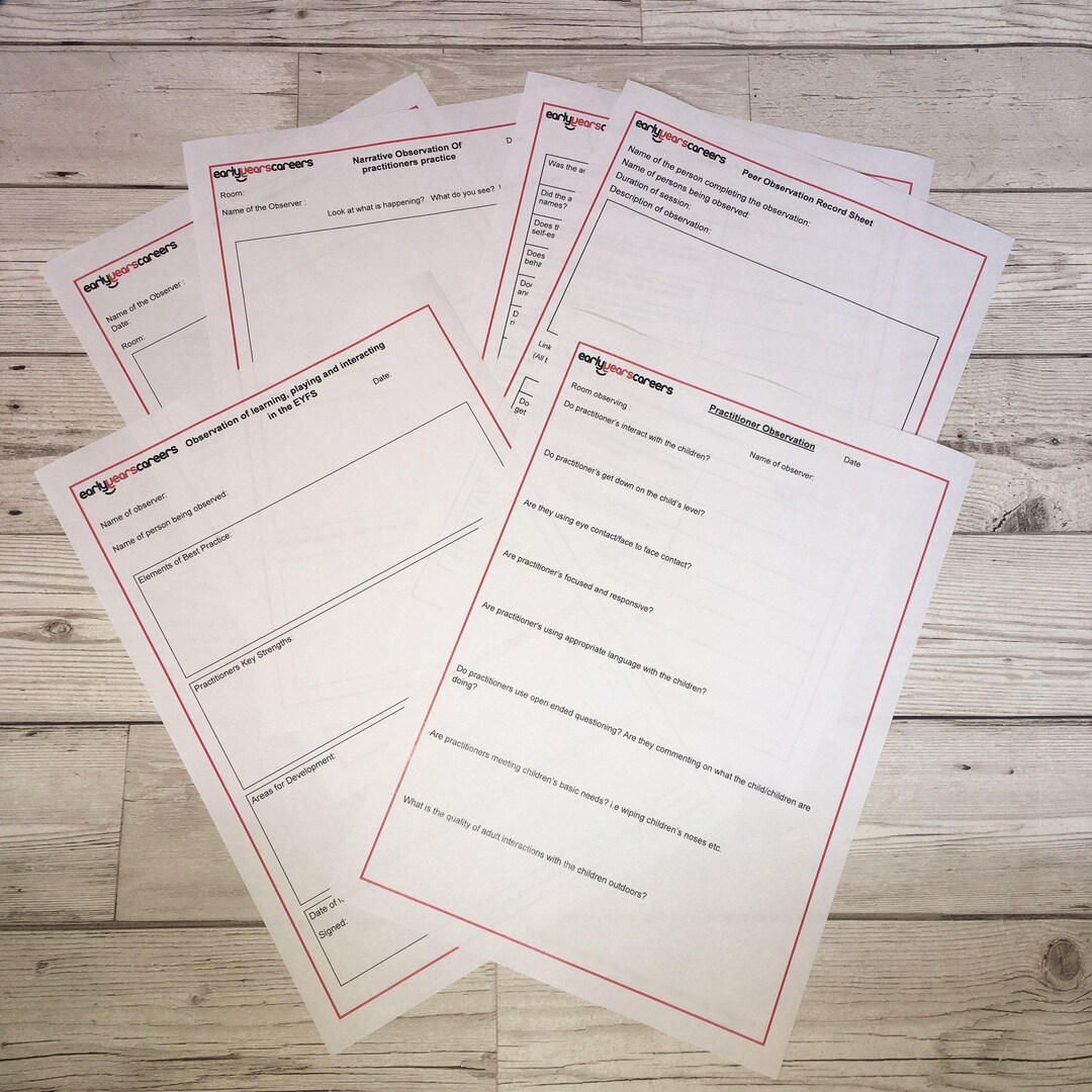 Observation Templates - Etsy