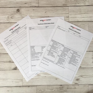 Child Observation Sheets