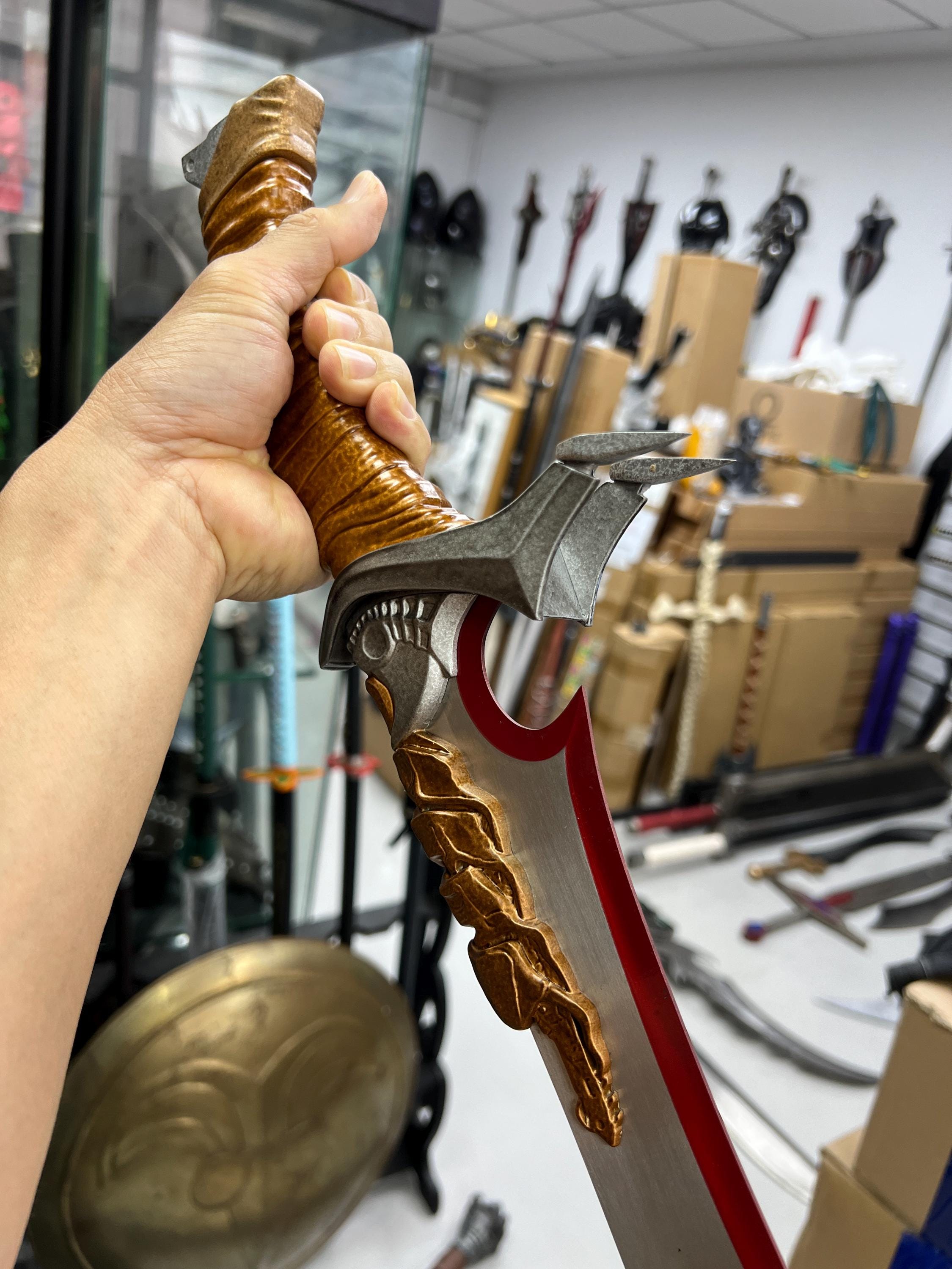 Predator Yautja Badlands Blade Metal Life Size Sword Alien Cosplay ...