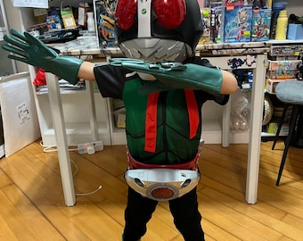 3Dプリント 仮面ライダー2023 V1 コスプレ用LEDヘルメットマスク