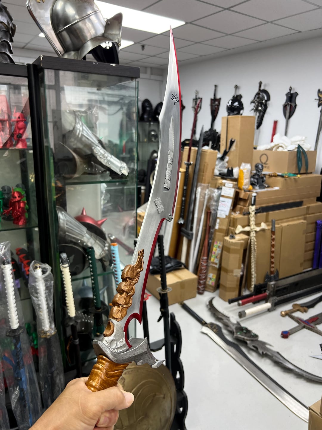 Predator Yautja Badlands Blade Metal Life Size Sword Alien Cosplay ...