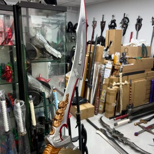 Predator Yautja Badlands Klinge Metall Life Size Sword Alien Cosplay Waffe Prop