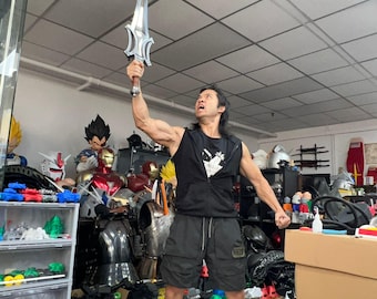 He-Man Power Sword Cosplay lebensgroße Superheld Metall Waffe prop