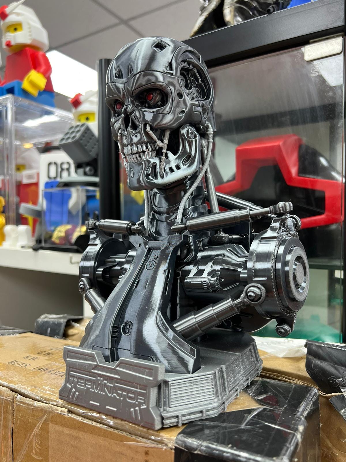 ロボット Terminator T800 bust Terminator Bust Terminator T800 Figure Terminator Statue T2