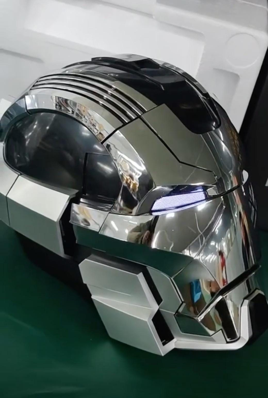 hacksmith: iron man helmet for sale MK50 | Motorized Avengers Infinity War Cosplay Replica dimensional 3 Hacksmith Iron Man Helmet |