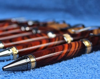 Exhibition Grade Cocobolo Executive Pens