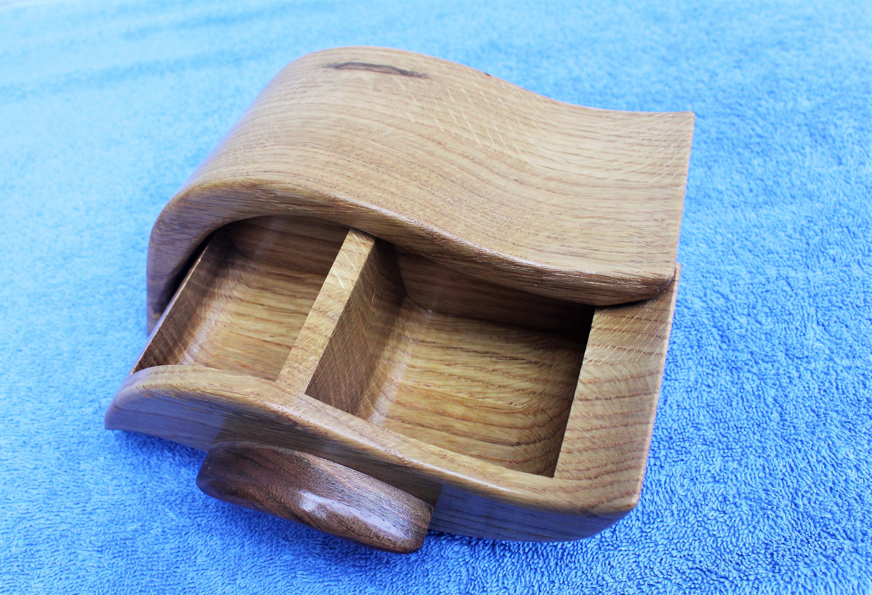 02C Oak and Walnut Curvy Boxes - Etsy