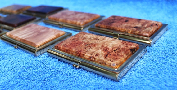 06BCC  Exotic Wood Business Card Cases