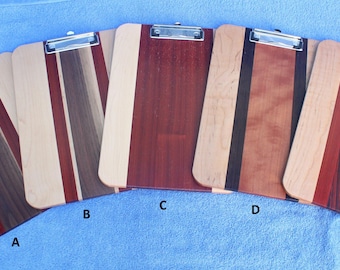 06CB  Exotic Wood ClipBoards