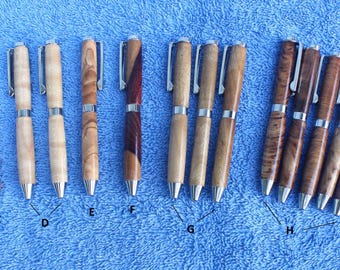 07W  Exotic Wood Wallet Pen