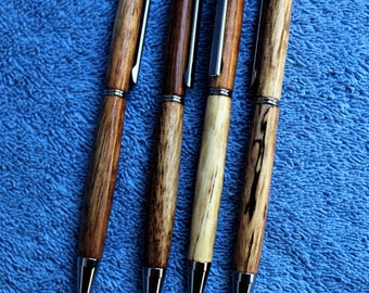 SALE - Spalted Koa Chrome Twist Pen