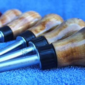 12RS Ratschen-Schraubendreher mit exotischem Holzgriff