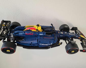 Horizontal Wall Mount for LEGO Technic Red Bull F1 Car – Set #42206