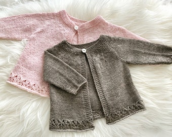 Nyborg Cardigan Knitting Pattern, English