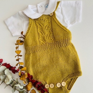 Leaves Romper KNITTING PATTERN