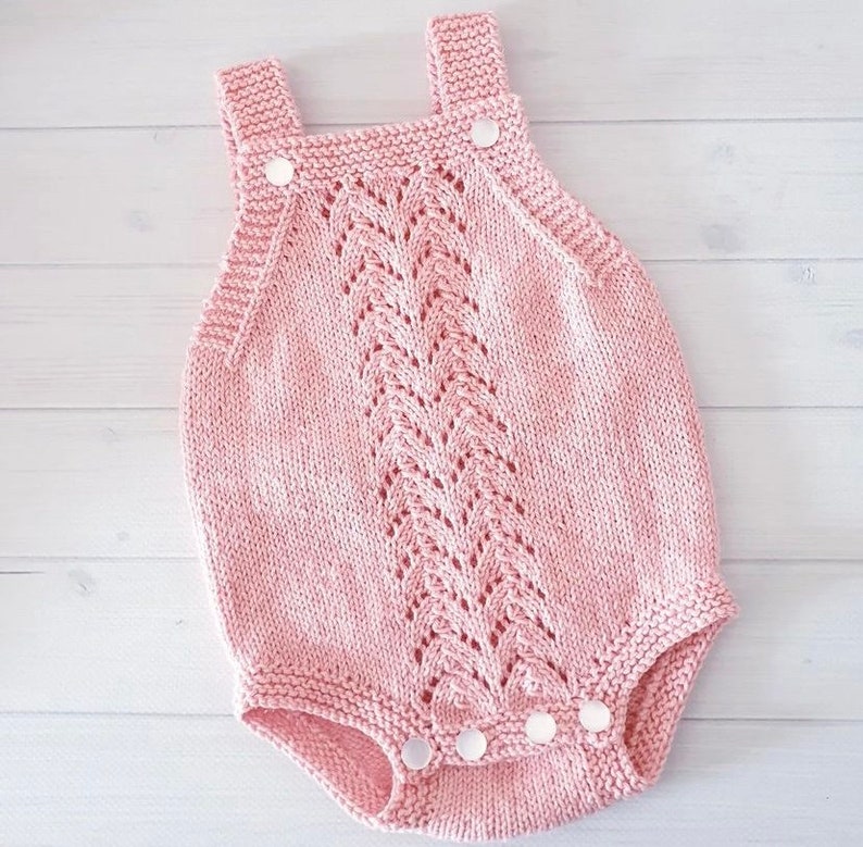 Hygge Romper English Knitting Pattern image 2