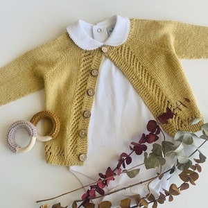 Autumn Cardigan English Knitting Pattern