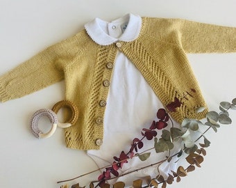 Autumn Cardigan English Knitting Pattern