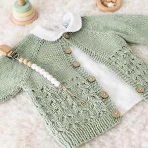 Aksel Cardigan Patrón Inglés