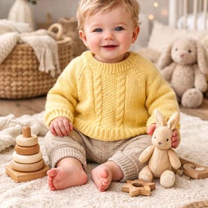 August Sweater Knitting Pattern