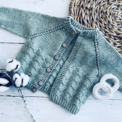 The Loopy Cardigan Knitting Pattern | Etsy