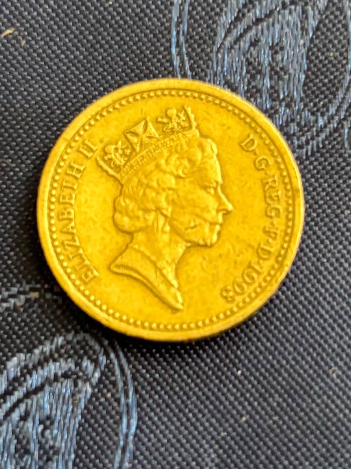 1993 pound coin - Etsy 日本
