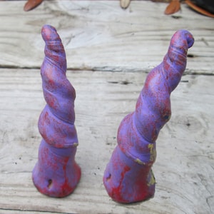 Handmade Resin Costume Horns, Lightweight Pan Horns, Color Choices