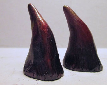 Hand Painted Fairy Horns: Small Costume Horns