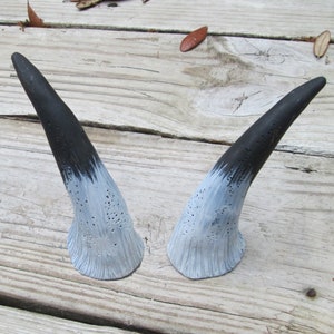 costume horns, small, cosplay horns, handmade horns, resin, wild thing, color choices, 4 inch horns, small spike horns