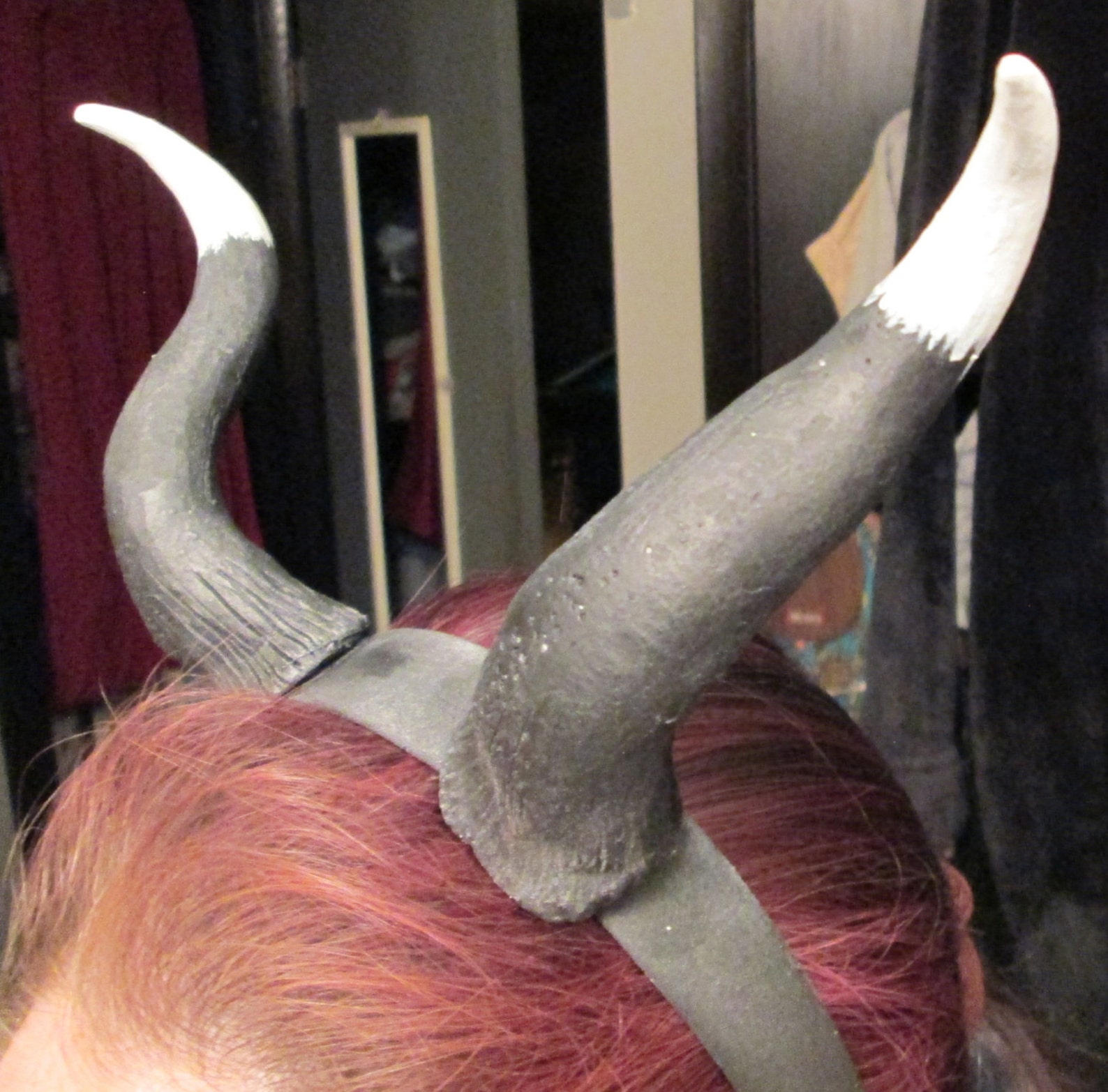 Costume horns Cosplay horns costume horns Handmade large Etsy